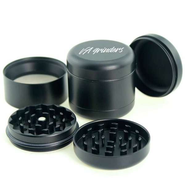 4 Part 55mm Aluminium Alloy Mars Grinders HerbGrinder Crusher 40 teeth